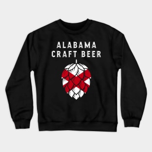 Alabama Craft Beer State Flag United States of Craft Beer T-Shirt Crewneck Sweatshirt